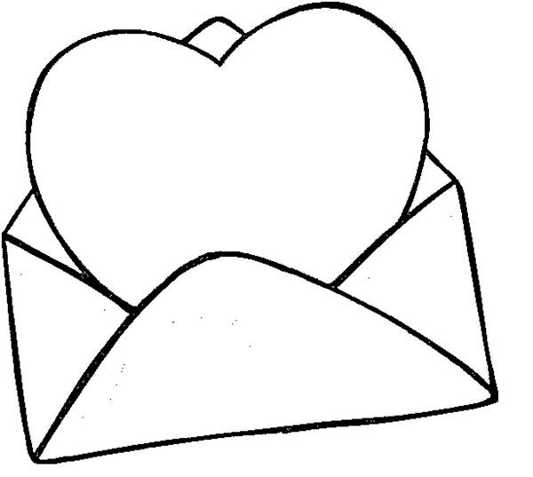 Tube enveloppe avec coeur