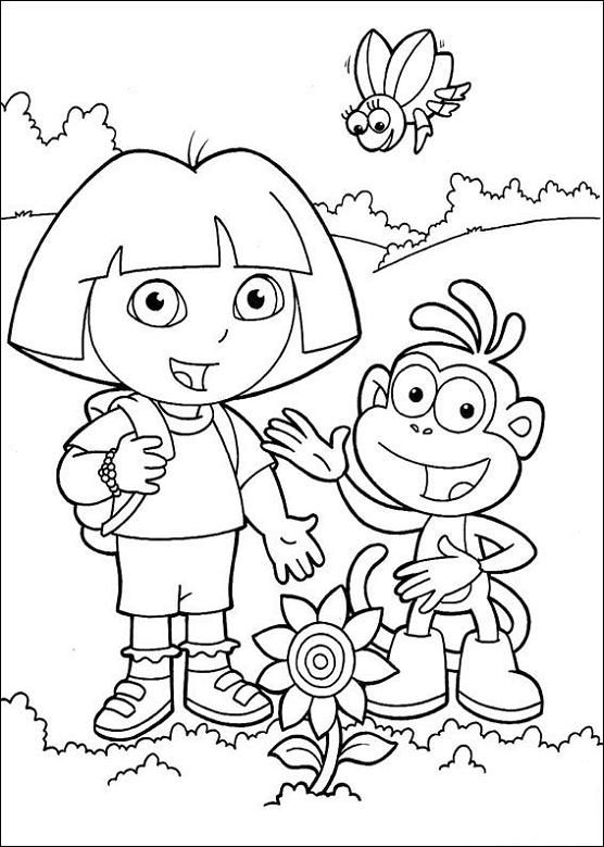 Coloriage Dora